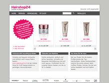 Tablet Screenshot of hairshop24.ch
